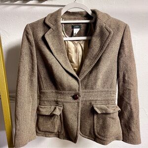 J. Crew Brown Blazer Jacket